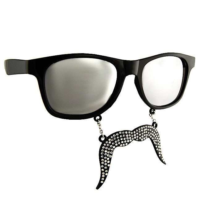 Mirror Lens Bling Sun-Stache
