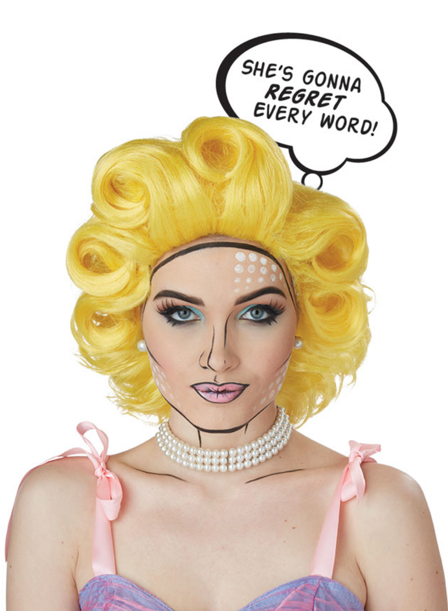 Pop Art Girl Wig