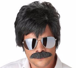 Ace Detective Wig Black