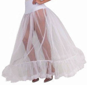 Ballroom Length Hoop Crinoline White