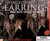 Gothic Winged Skeleton Earrings