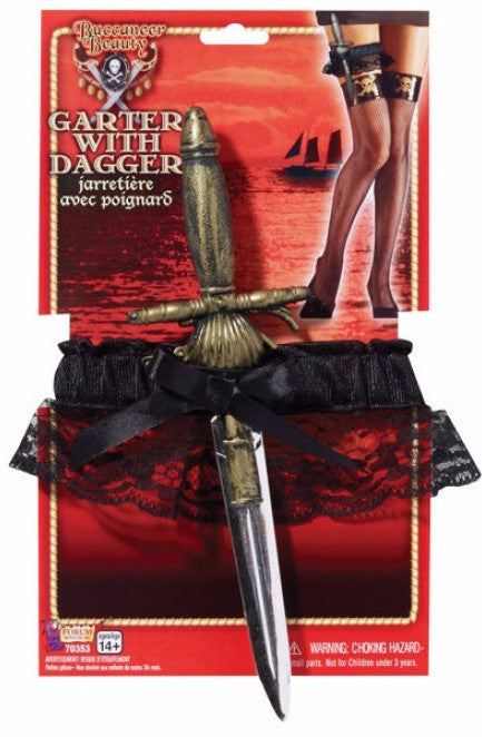 Buccaneer Beauty Garter with Dagger