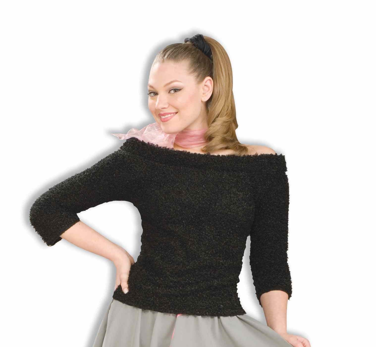 Sock Hop Top Black