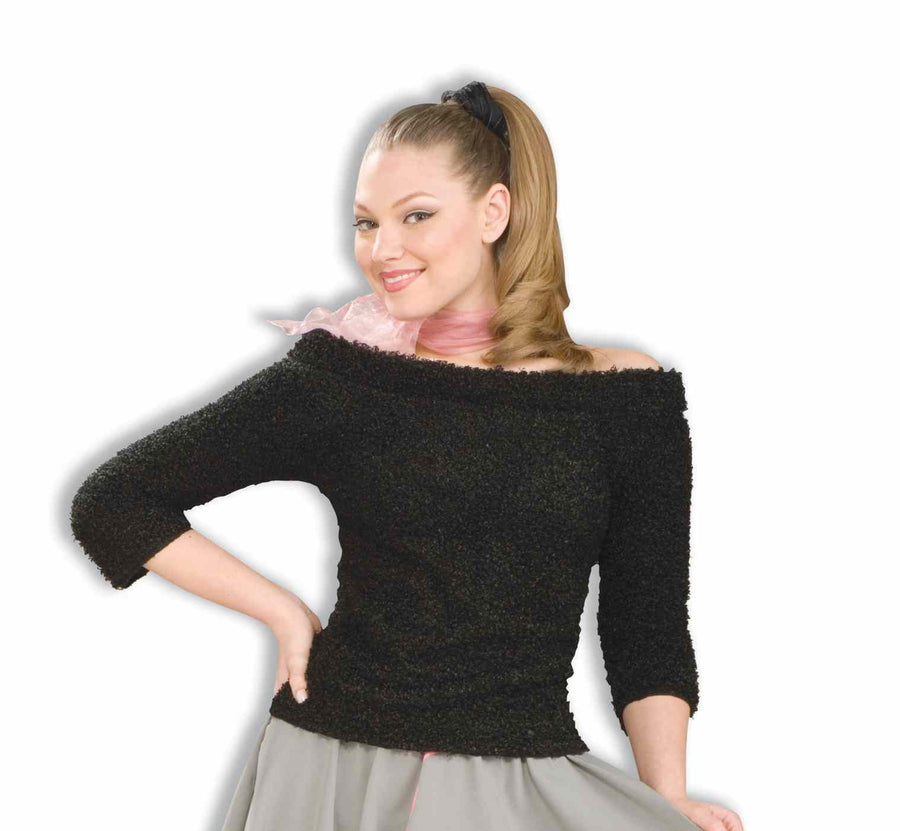 Sock Hop Top Black