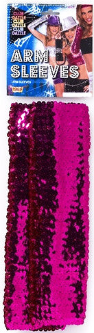 Arm Sleeves Magenta Sequin