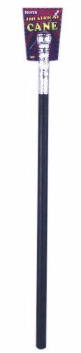 Silver Theatrical Walking Cane