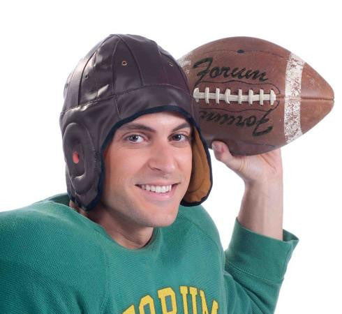 Vintage Football Helmet Brown