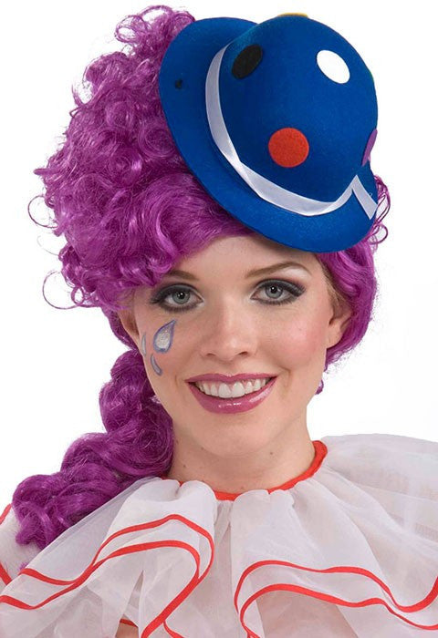 Mini Clown Hat Blue