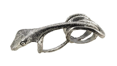 Twisted Attraction Snake Double Ring