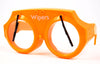Wiper Glasses with Flashing Light Orange