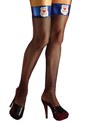 Hottie Police Fishnet Stocking