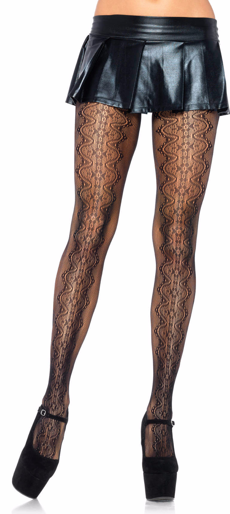 Vintage Lace Reversible Pantyhose