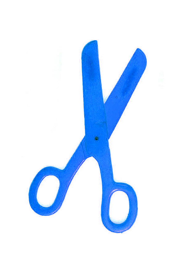 Jumbo Scissors Blue - Mystique Costumes