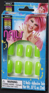 Finger Nails Neon Green