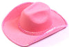 Pink Sequin Cowgirl Hat