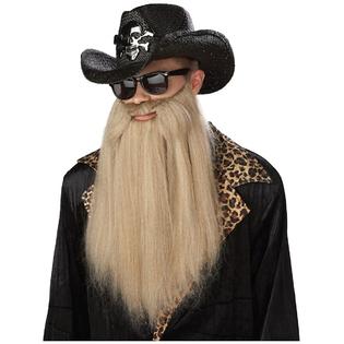 80's Blues Rocker Beard and Moustache