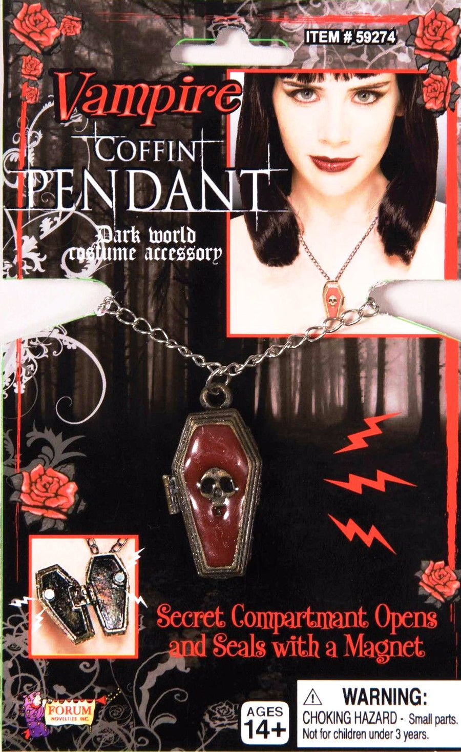 Vampire Coffin Pendant