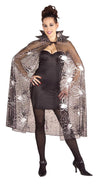 Silvery Spider Web Cape