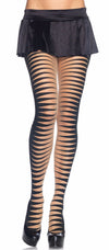 Sheer Cirque Illusion Stripe Pantyhose