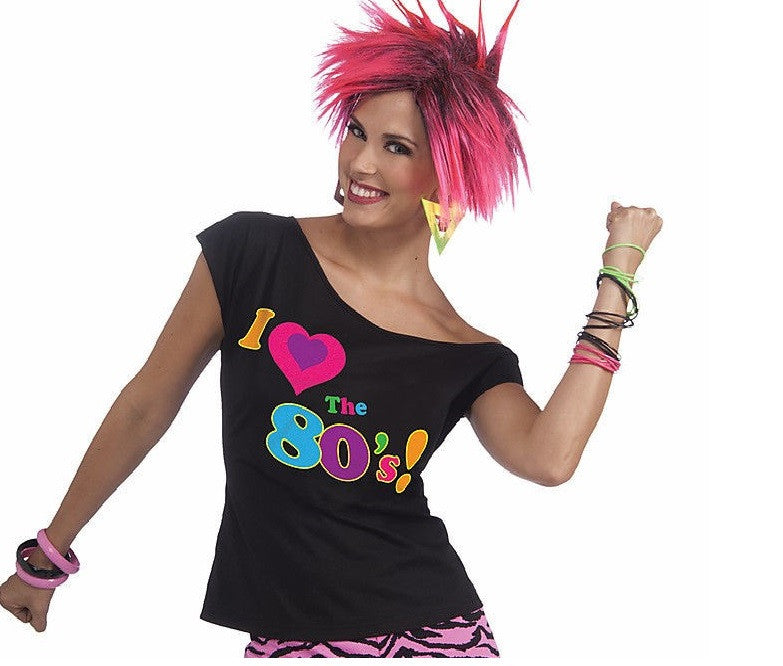 The 80's Shirt Remix Black