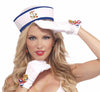 Lady in the Navy Gloves