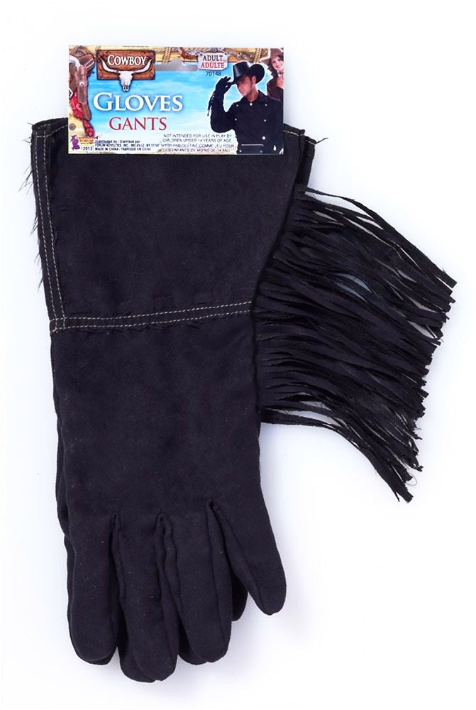 Cowboy / Biker Gloves Black