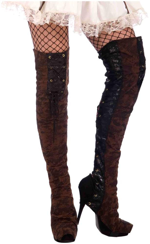 Steampunk Thigh High Boot Tops