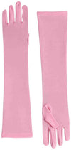 Long Nylon Gloves Pink