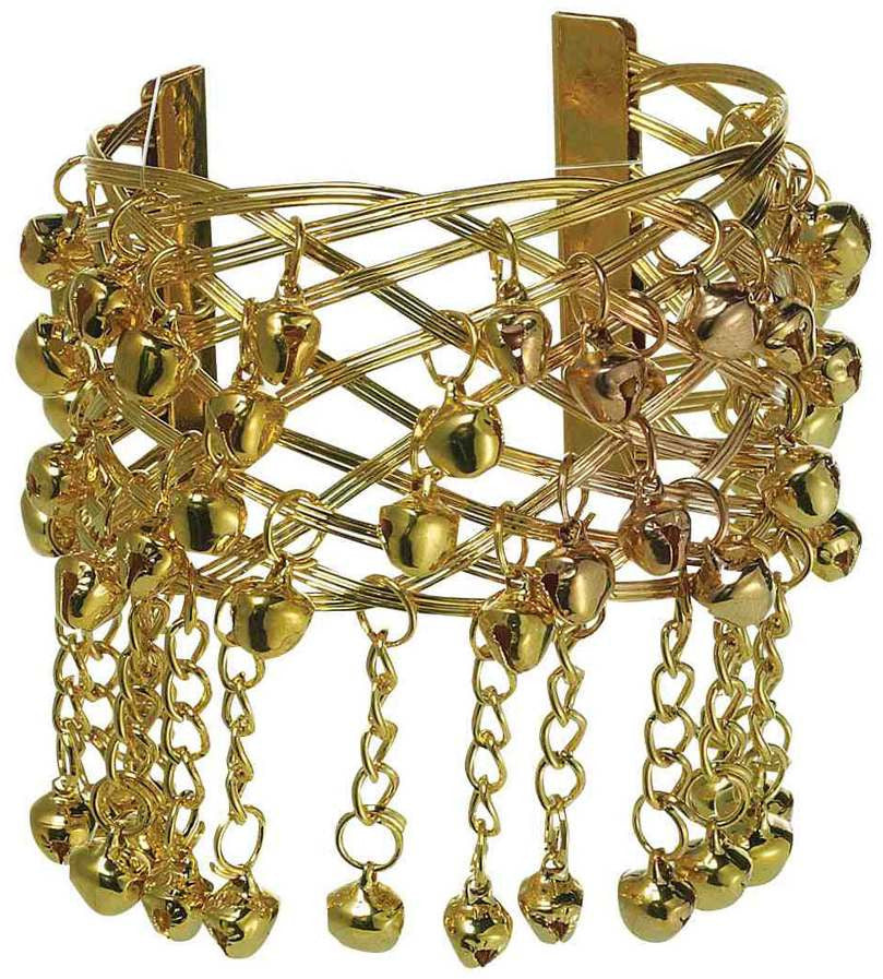 Gold Mystic Fortune Teller Bracelet with Bells