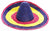 Tri-Color Sombrero Hat