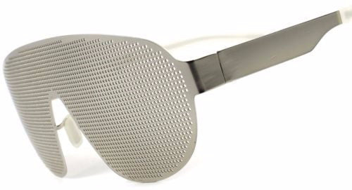 Silver Metallic Mesh Glasses