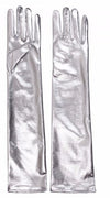 Silver Lame Gloves