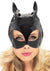 Vinyl Cat Woman Mask Black