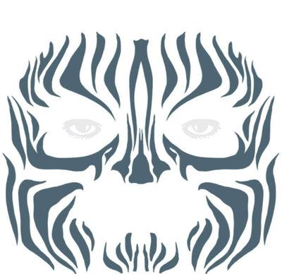 Tribal Zebra Face